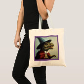 T Rex Wizard Tragetasche (Vorderseite (Produkt))