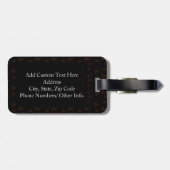 T-Rex wünscht, ich könnte dieses Bier trinken Gepäckanhänger (Rückseite horizontal)