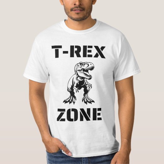 T-Rex Zone T-Shirt (Vorderseite)