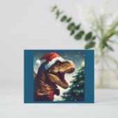 T-Rex zu Weihnachten 1 (Stehend Vorderseite)