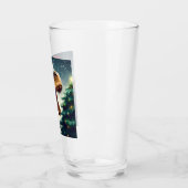 T-Rex zu Weihnachten 1 Glas (Links)