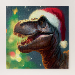 T-Rex zu Weihnachten (2) Puzzle
