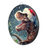 T-Rex zu Weihnachten (3) Dartscheibe (Vorderseite rechts)
