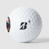 T-Rex zu Weihnachten (3) Golfball (Logo)