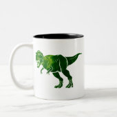 T-Rex Zweifarbige Tasse (Links)