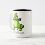 T-Rex Zweifarbige Tasse (Vorderseite Links)