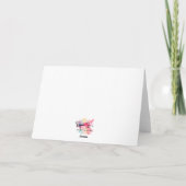 T-Rexcellence Geburtstag Karte (Rückseite)