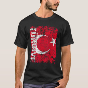 T RKIYE Flagge Vintage abgenutzt TÜRKEI T RKIYE T-Shirt