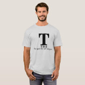 T-Röd T-Shirt (Vorne ganz)