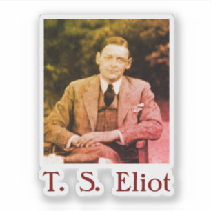 T. S. Eliot Aufkleber