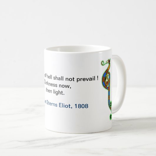 T S Eliot - Kaffee-Tasse Kaffeetasse (VorderseiteRechts)