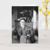 T.S. Eliot Karte (Gelbe Blume)