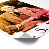 T. S. Eliot Poster (Ecke)