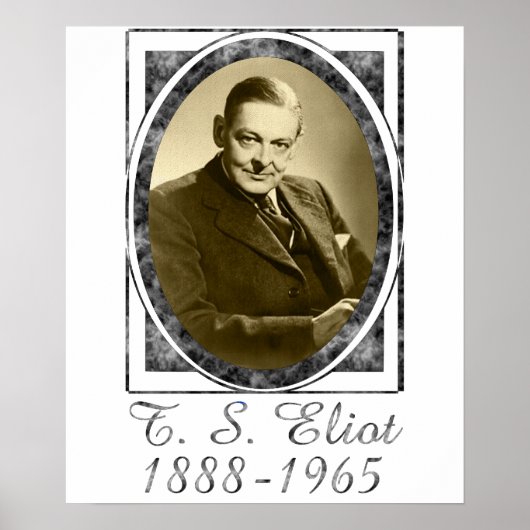 T.S. Eliot Poster (Vorne)