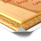 T.S Eliot _ Poster-Zitat Poster (Ecke)