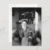 T.S. Eliot Postkarte (Vorne/Hinten)