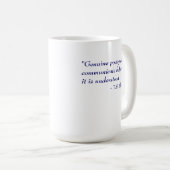 T.S. Eliot-Zitat - Poesie Kaffeetasse (VorderseiteRechts)