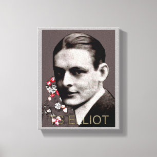 T S Elliot Leinwanddruck