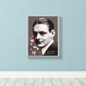 T S Elliot Leinwanddruck (Insitu (Holzboden))