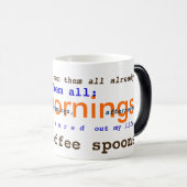 T.S. VERWANDELNDE POESIE-TASSE Eliots PRUFROCK Verwandlungstasse (VorderseiteRechts)