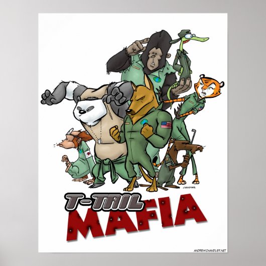 T-Schwanz Mafia Poster (Vorne)