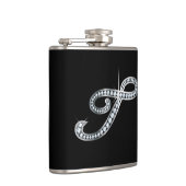 T Script "Diamond Bling"-Flasche Flachmann (Rechts)