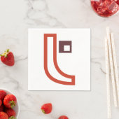 T Shape Paper Napkins Serviette (Beispiel)