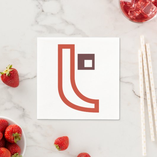 T Shape Paper Napkins Serviette (Beispiel)