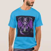 T shart degron cat cotan Design Cartoon Stil neu T-Shirt (Vorderseite)