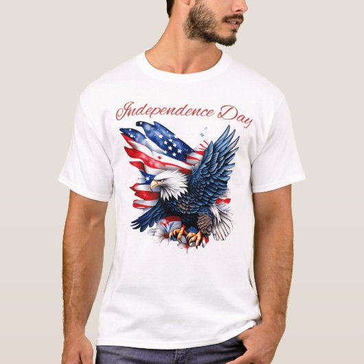 t Shert Independence Day. T-Shirt (Vorderseite)