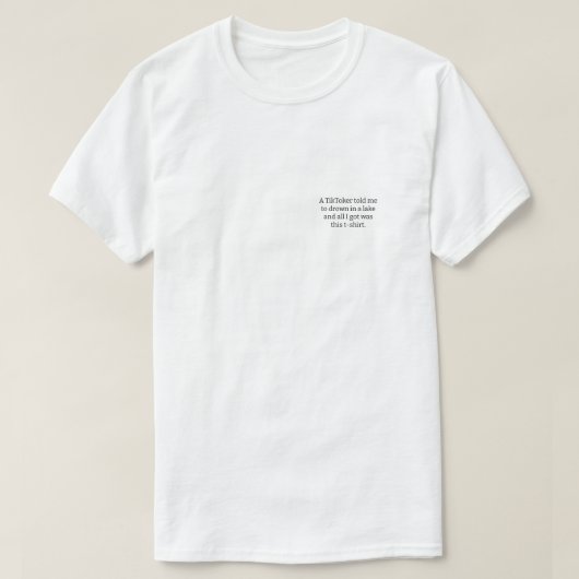 T - Shirt (Design vorne)