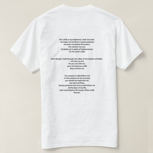T-Shirt (Design Rückseite)