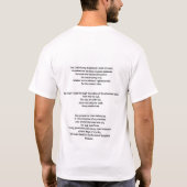T-Shirt (Rückseite)