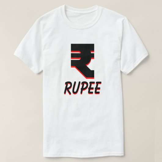 ₹ T-Shirt (Design vorne)