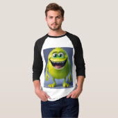 T - Shirt3D realistische Pixel-Style-Emoji mit Han T-Shirt (Vorne ganz)