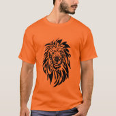 T - Shirt 002 - Löwe - Orange (Vorderseite)