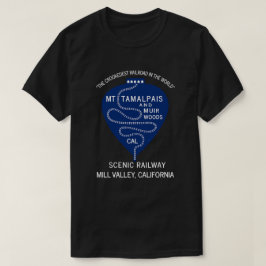T - Shirt 1911 Crookedest Eisenbahn Mt Tamalpais