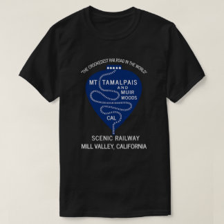 T-Shirt 1911 Kurvenreichste Eisenbahn Mt Tamalpais