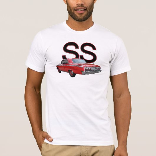 T - Shirt 1962 Rot Chevy Impala SS (Vorderseite)