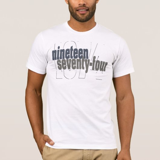 T-SHIRT 1974 (Vorderseite)