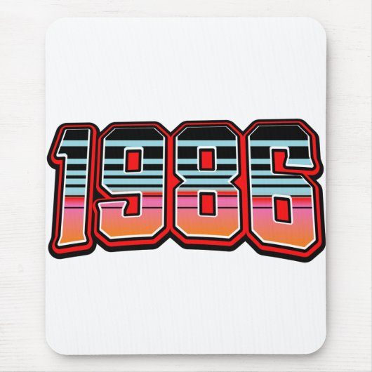 T - Shirt 1986 Mousepad (Vorne)