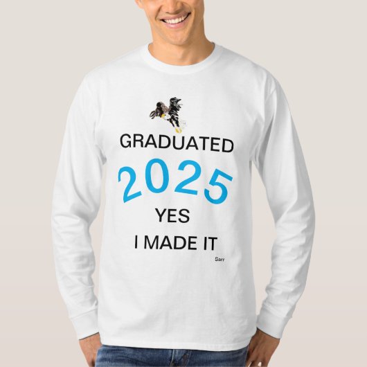 T - Shirt: 2024 Absolvent T-Shirt (Vorderseite)