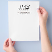 T-SHIRT 25. Klasse Wiedersehen-Flyer Flyer (Hand)