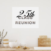 T-SHIRT 25. Klasse Wiedersehen Poster (Küche)