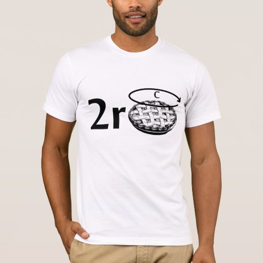 T - Shirt 2*r*pie (Vorderseite)