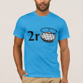 T - Shirt 2*r*pie (Vorderseite)