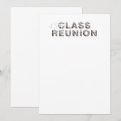 T-SHIRT 45. Klasse Wiedersehen Einladung (Vorne/Hinten)