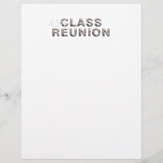 T-SHIRT 45. Klasse Wiedersehen Flyer (Vorne)