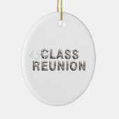 T-SHIRT 45. Klasse Wiedersehen Keramik Ornament (Rechts)