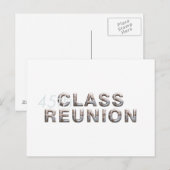 T-SHIRT 45. Klasse Wiedersehen Postkarte (Vorne/Hinten)